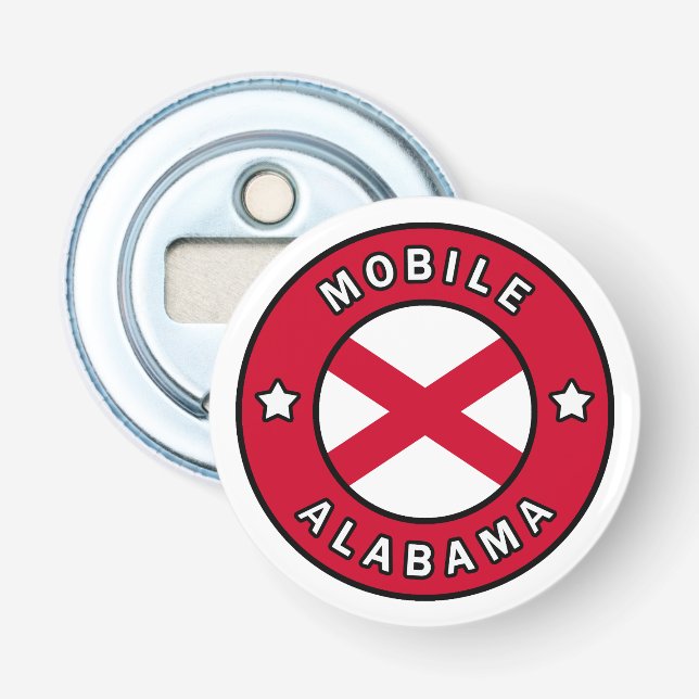 Mobile Alabama Flaschenöffner (Vorderseite)