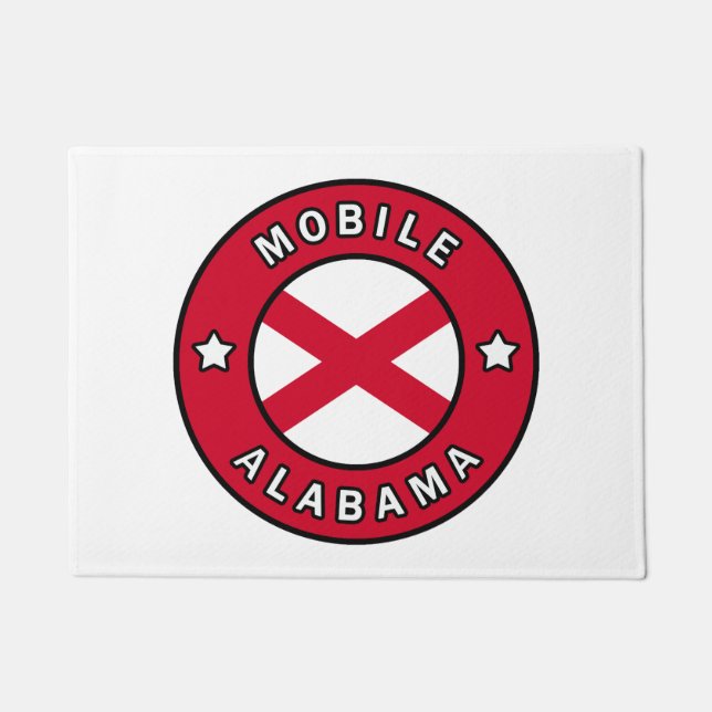 Mobile Alabama Fußmatte (Vorderseite)