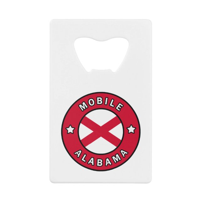 Mobile Alabama Geldbeutel Flaschenöffner (Vorderseite)