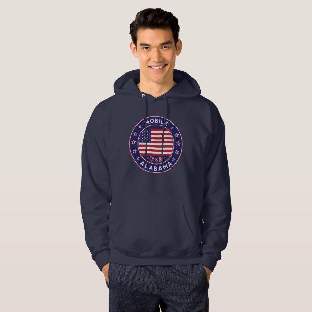 Mobile, Alabama Hoodie (Vorne ganz)