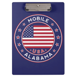 Mobile, Alabama Klemmbrett
