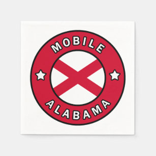 Mobile Alabama Serviette