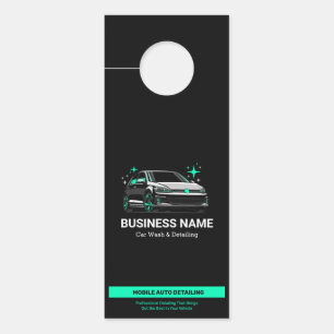 Mobile Auto-Wäsche & Detailing individuell Türanhänger