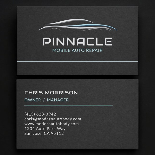 Mobile Autoreparatur-Profi Visitenkarte (Von Creator hochgeladen)