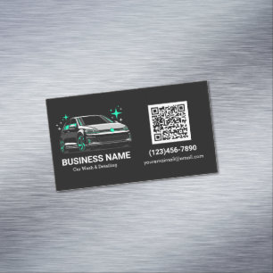 Mobile Autowäsche & Detailanpassung individuell Magnetische Visitenkarte