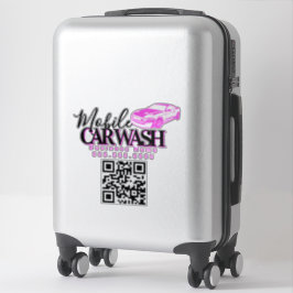 Mobile Car Wash Detail Business QR Code Aufkleber