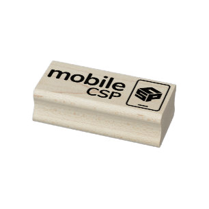 Mobile CSP-Briefmarke Gummistempel