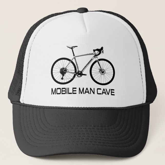 Mobile Man Cave Bike Truckerkappe (Vorderseite)