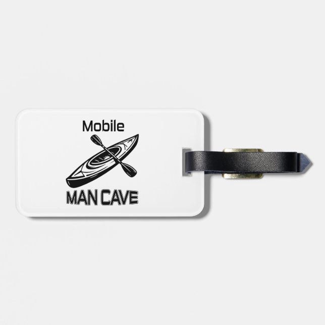 Mobile Man Cave Kayak Gepäckanhänger (Rückseite horizontal)