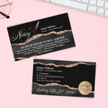 Mobile Notar & Loan Signing Agent Black Agate Bus