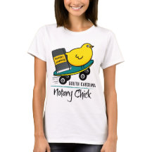 Mobile Notary Chick auf Skateboard South Carolina