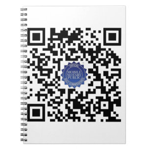 Mobile Notary Public qr-Code Notizblock
