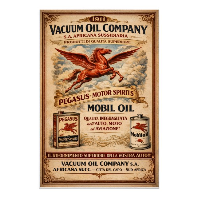 mobile oil companty poster (Vorderseite)