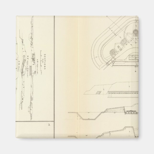 Mobile Verteidigung Alabama Magnet (Vorne)