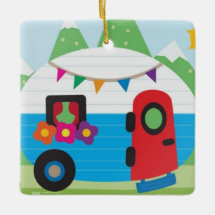 *MOBILE ZUHAUSE* CHRISTMAS ORNANATION KERAMIKORNAMENT