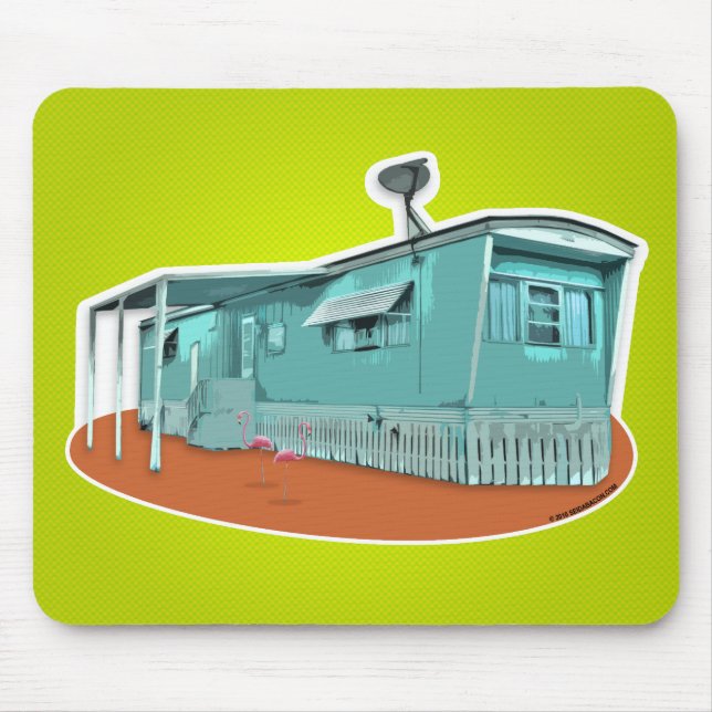Mobile Zuhause Mousepad (Vorne)
