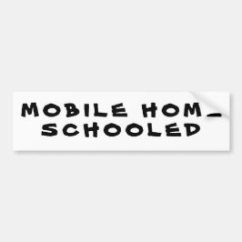Mobile Zuhause Schooled Autoaufkleber