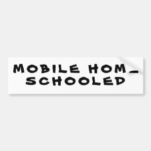 Mobile Zuhause Schooled Autoaufkleber