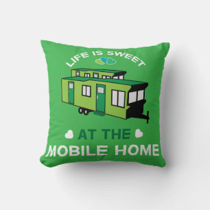 Mobile Zuhause Statische Karawane Neue Zuhause Kissen