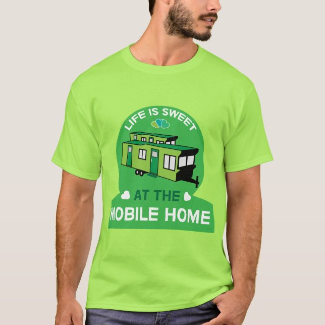 Mobile Zuhause | Statische Karawane | Neue Zuhause T-Shirt (Vorderseite)