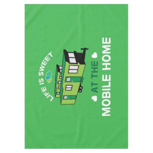 Mobile Zuhause   Statische Karawane   Neue Zuhause Tischdecke