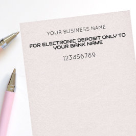 MOBILEINLAGE NUR FÜR DIE UNTERNEHMENSBANK PERMASTEMPEL