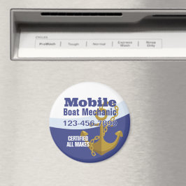 Mobiler Bootsmechaniker Magnet