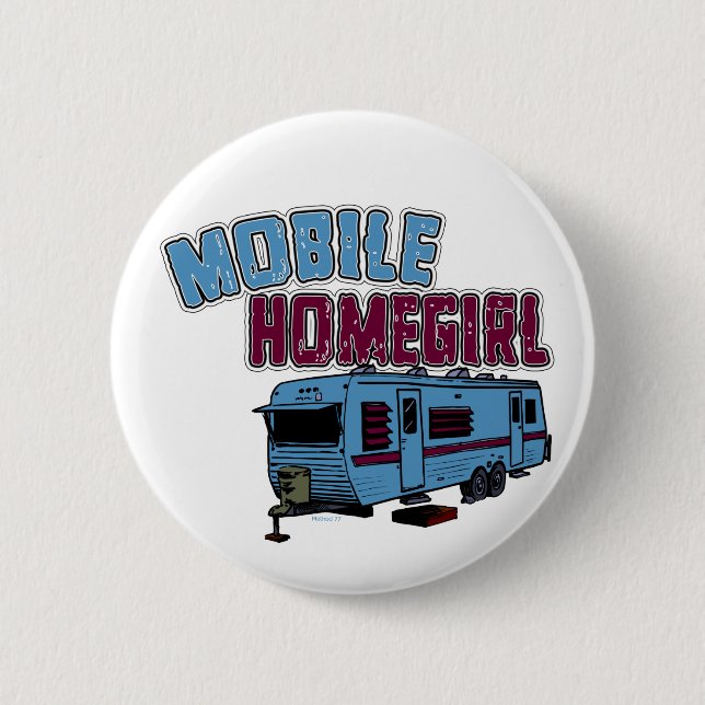 Mobiler Homegirl-Knopf Button (Vorderseite)