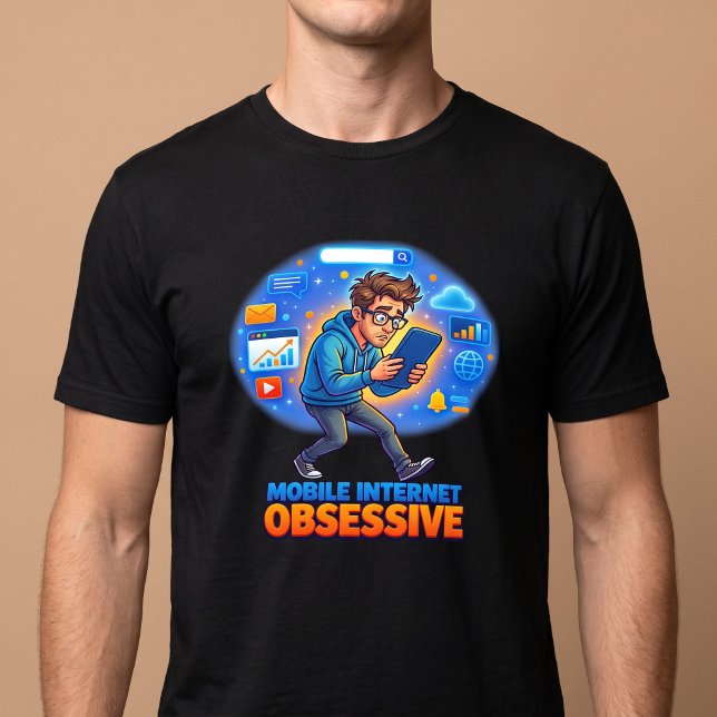 Mobiler Internetzwang T-Shirt (Von Creator hochgeladen)