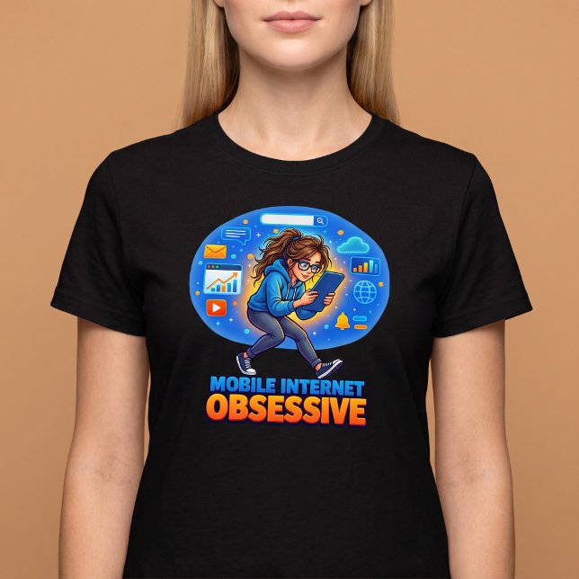 Mobiler Internetzwang T-Shirt (Von Creator hochgeladen)