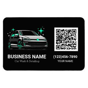Mobiles Autowaschen & Detailing Benutzerdefinierte Magnet