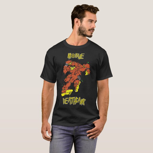 Mobiles Deathcamp "Thrashsquatch" Shirt (Vorne ganz)