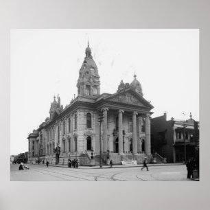 Mobiles Landkreis Courthouse Poster