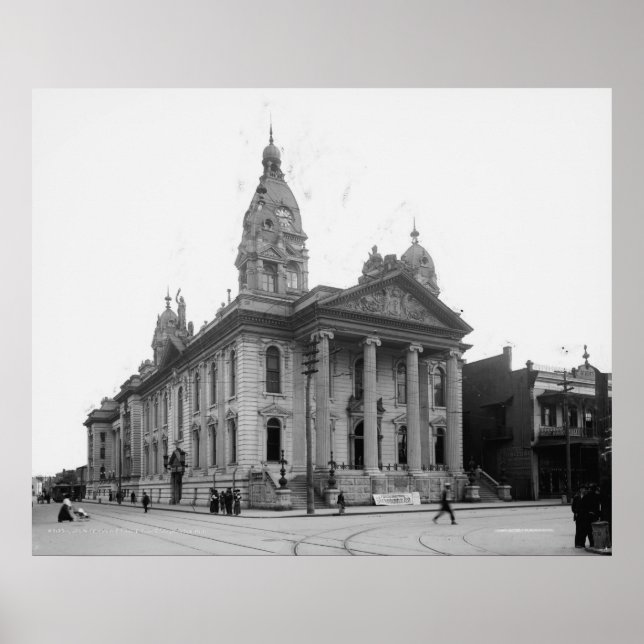 Mobiles Landkreis Courthouse Poster (Vorne)