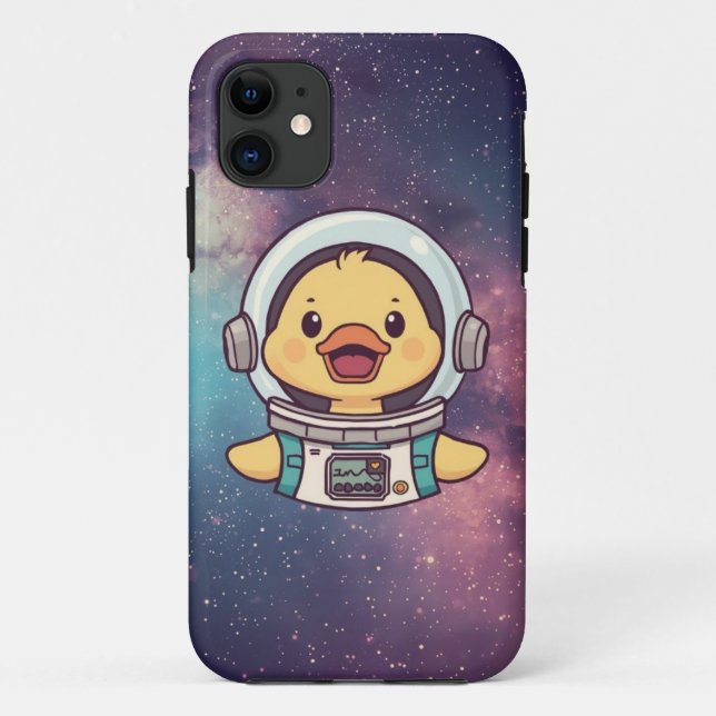 Mobilfunk-Fall Astronaut Duck Case-Mate iPhone Hülle (Rückseite)