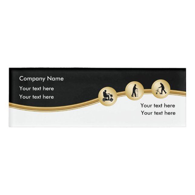 Mobilitäts-Geschäfts-Angestellt-Namen-Abzeichen Namenschild (Vorderseite)