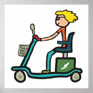 Mobility Scooter Poster