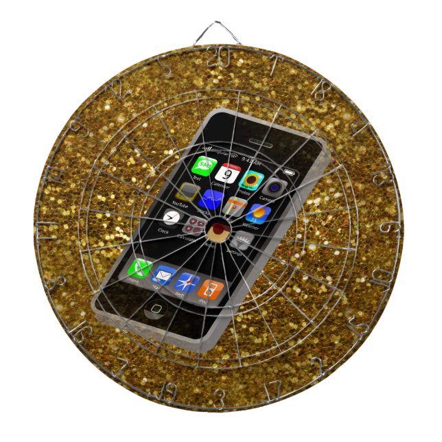 Mobiltelefon Dartscheibe (vorne)