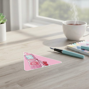 Mobiltelefon Dreieckiger Aufkleber