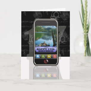 Mobiltelefon, Handy SMS Happy Birthda Karte