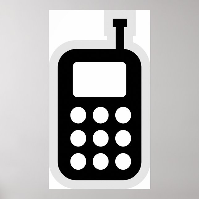 Mobiltelefon Poster (Vorne)