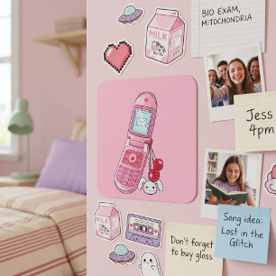 Mobiltelefon Quadratischer Aufkleber