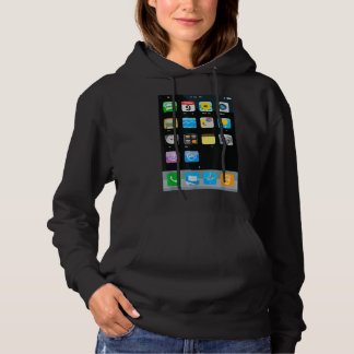 Mobiltelefon Smartphone Mobile App Halloween Kostü Hoodie
