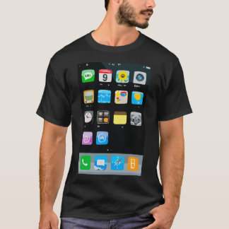 Mobiltelefon Smartphone Mobile App Halloween Kostü T-Shirt