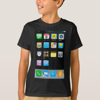 Mobiltelefon Smartphone Mobile App Halloween Kostü T-Shirt