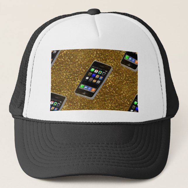 Mobiltelefon Truckerkappe (Vorderseite)