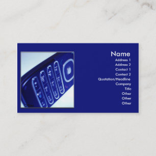 Mobiltelefon Visitenkarte