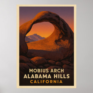 Mobius Arch Alabama Hills California V01 Poster