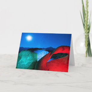 Mobius Arch & Rocks   Alabama Hills, California Karte