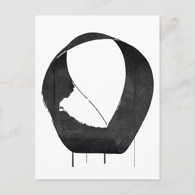 Mobius Enso Symbol Postkarte (Vorderseite)